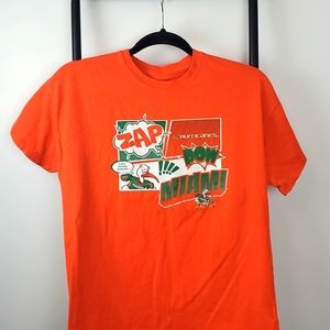 Rivalry Threads Miami Hurricanes orange top t-shirt kids size L